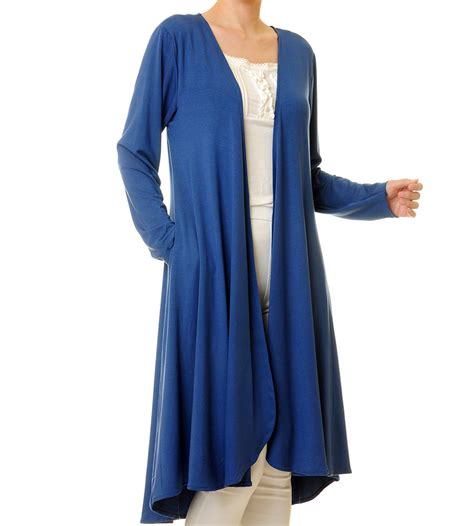 navy duster cardigan